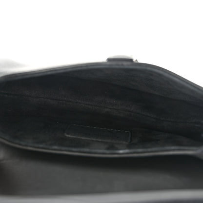Christian Dior Ultra Matte Calfskin Mini Saddle Bag Black 5 of 9
