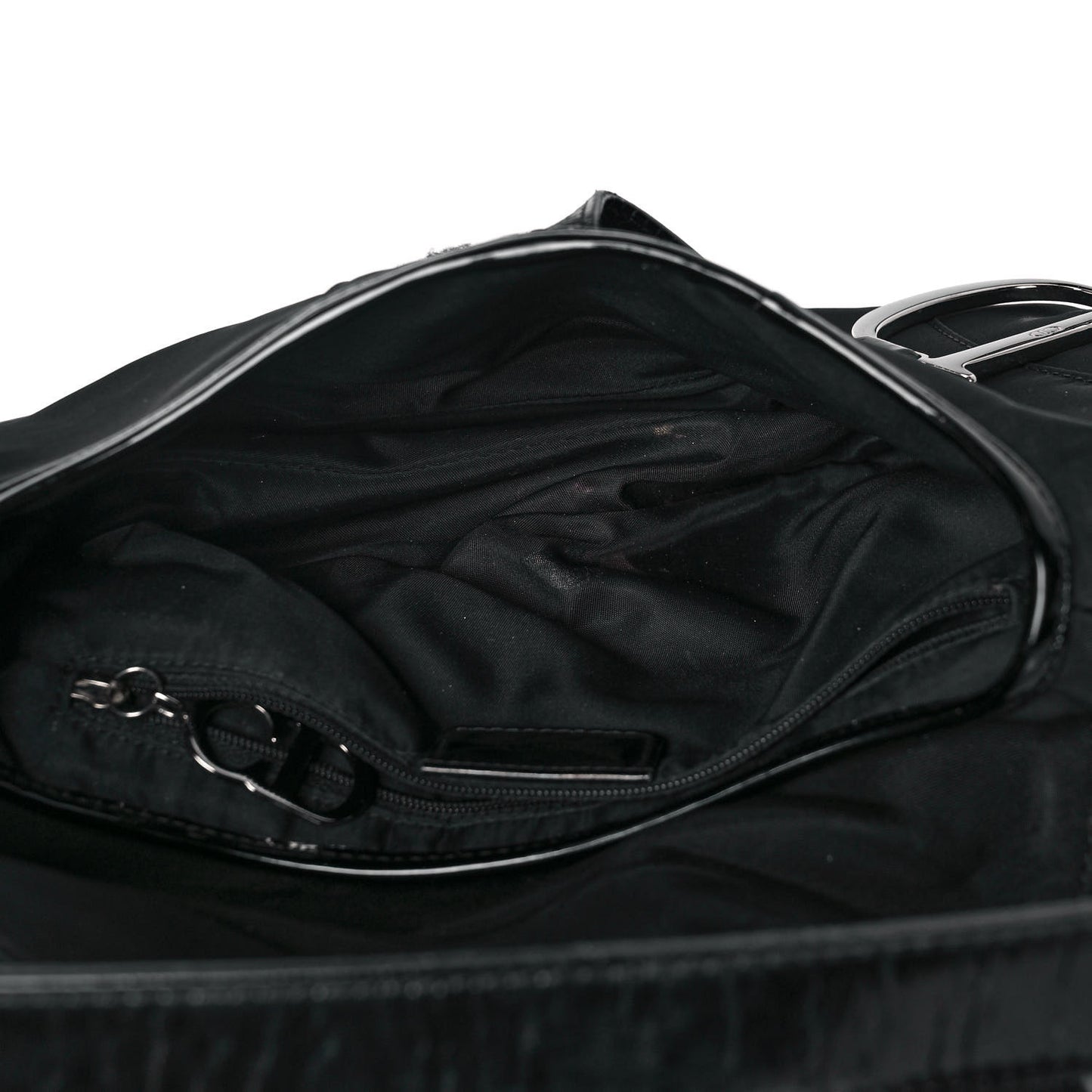 Nylon Saddle Bag Black