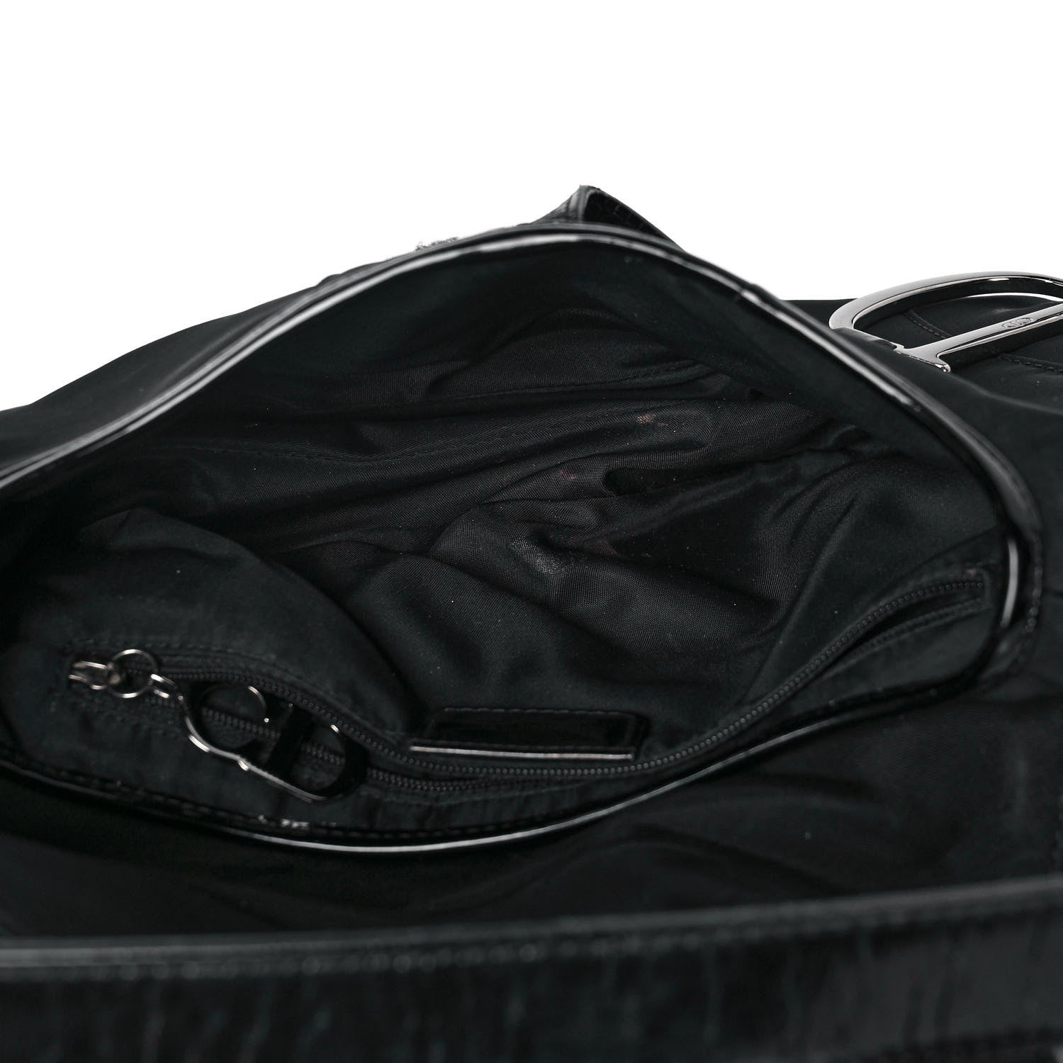 Christian Dior Nylon Saddle Bag Black 5 of 11