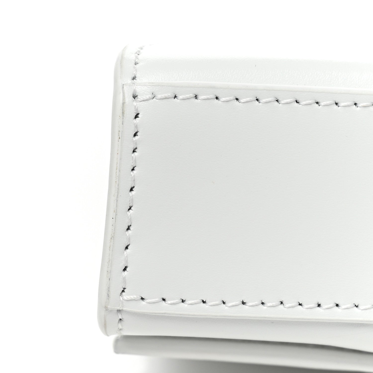 Balenciaga Shiny Box Calfskin Hourglass Chain Bag White 12 of 17