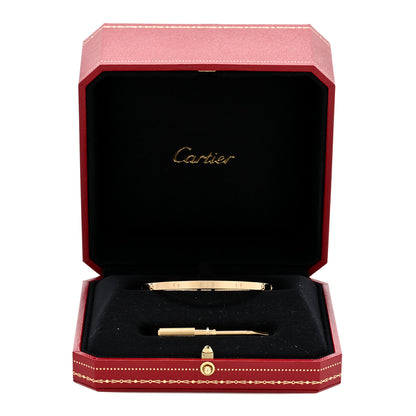 Cartier 18K Yellow Gold Small LOVE Bracelet 17 8 of 8