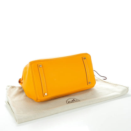 Hermes Epsom Candy Birkin 35 Jaune D'Or Feu 22 of 26