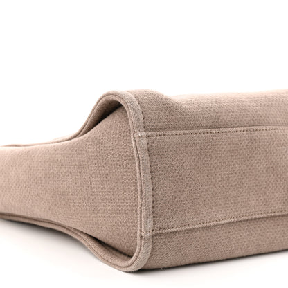 Chanel Canvas Small Deauville Tote Beige Brown 9 of 12