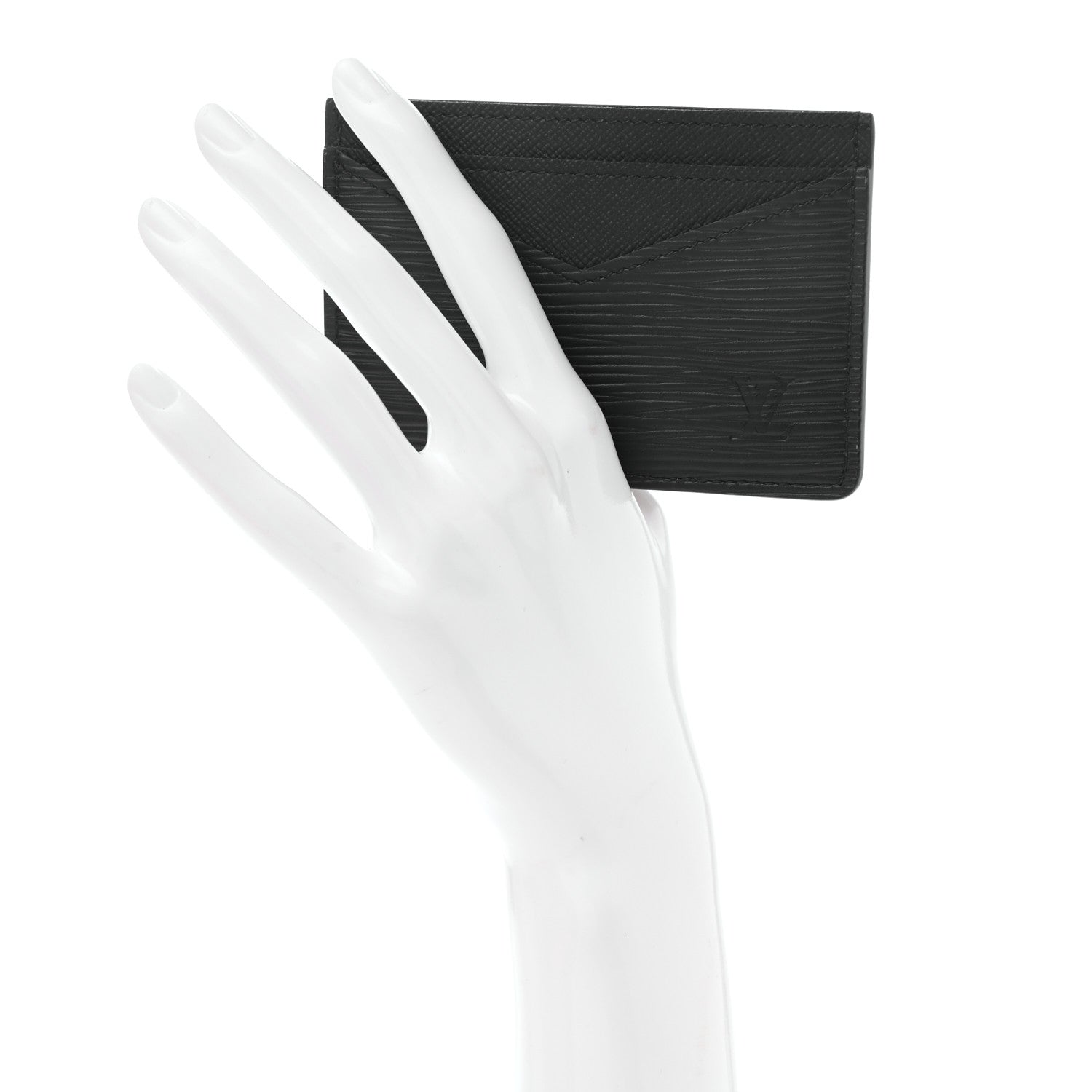 Louis Vuitton Epi Neo Porte-Cartes Card Holder Black 2 of 8