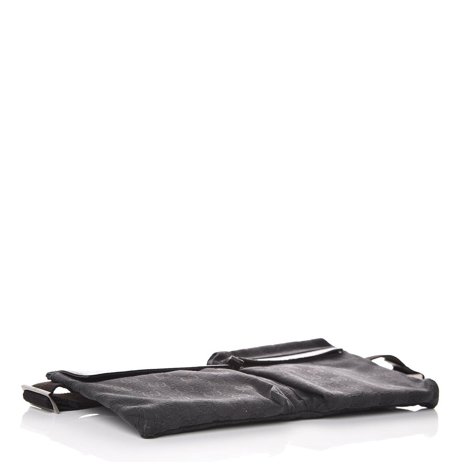 Gucci GG Monogram Double Pocket Belt Bag Black 4 of 13