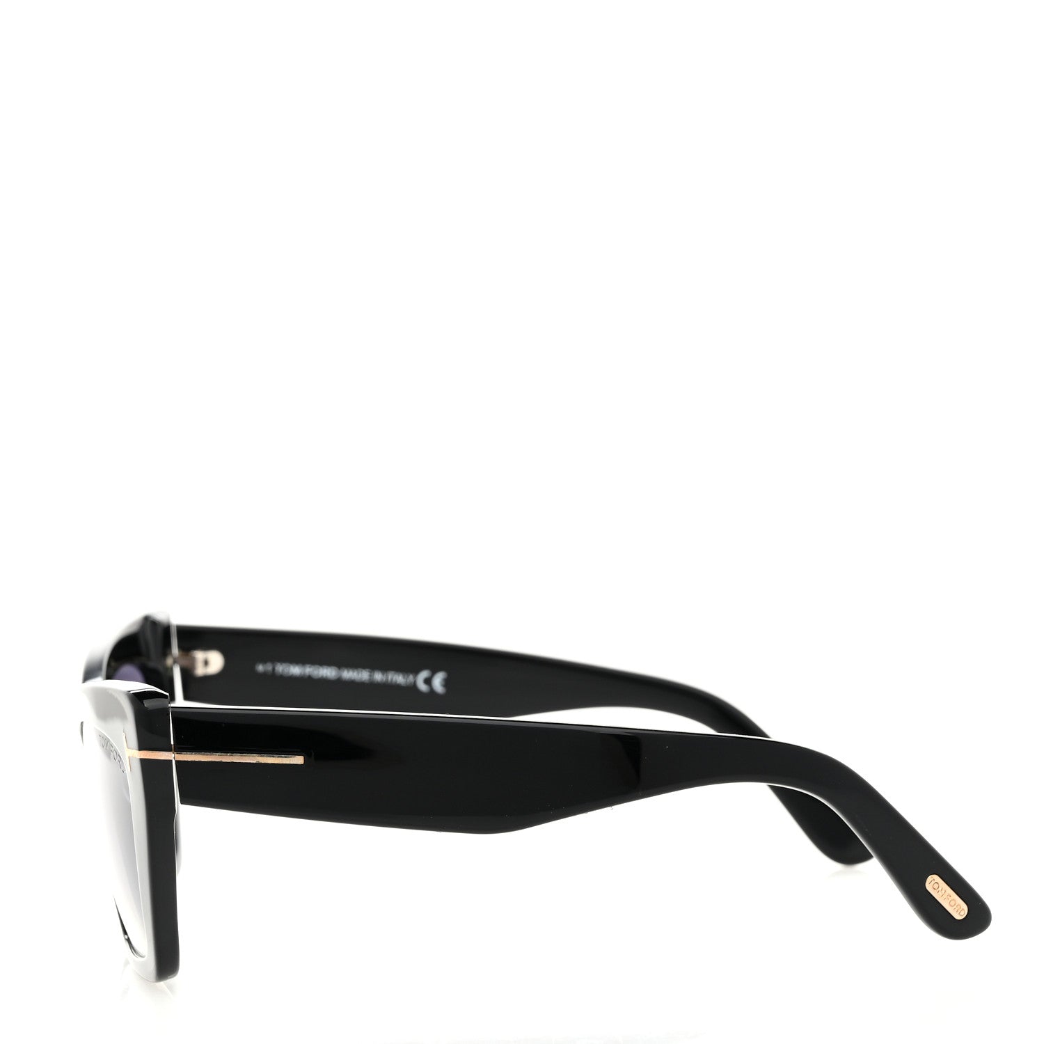 Tom Ford Acetate Wyatt Sunglasses TF87 Black 3 of 8