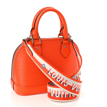 Louis Vuitton Epi Jacquard Alma BB Orange 3 of 7
