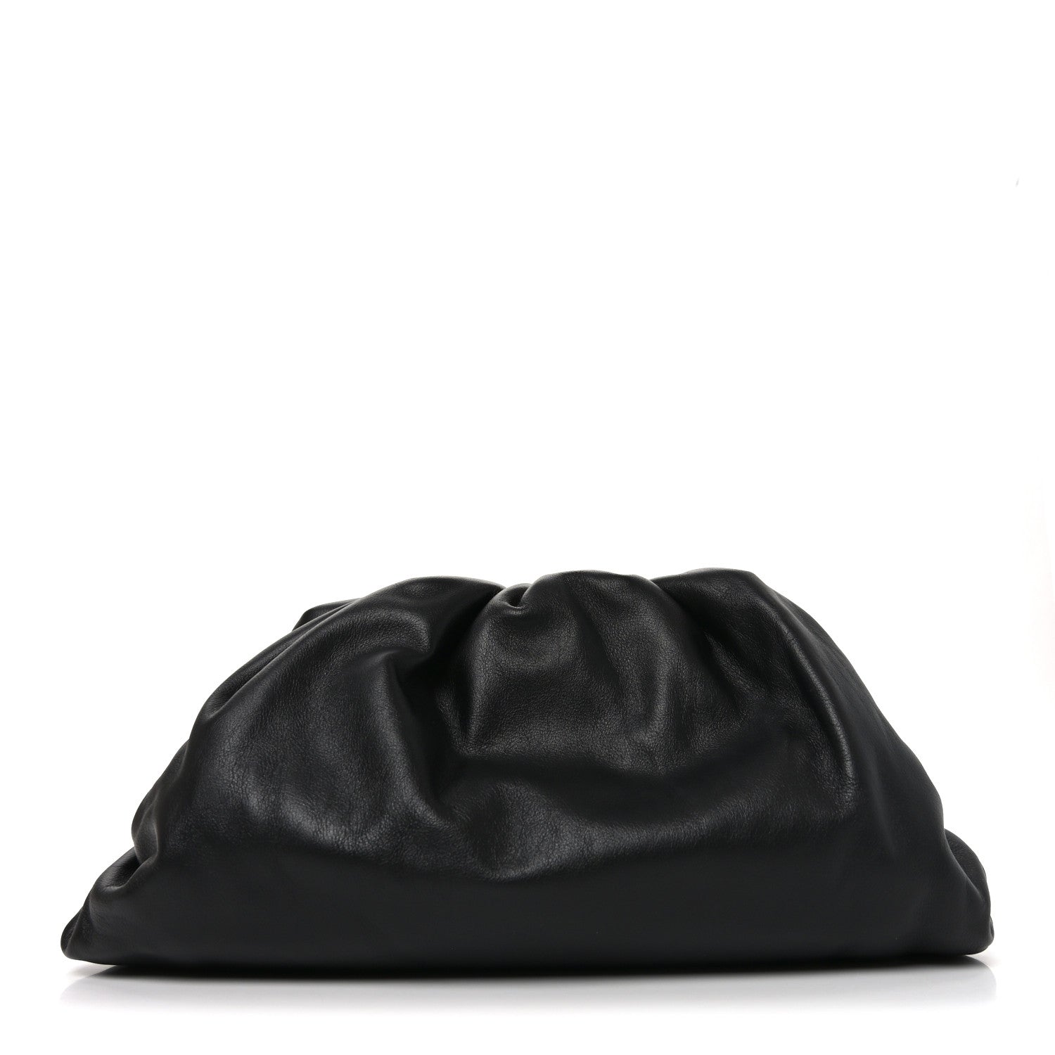 Bottega Veneta Smooth Butter Calf The Pouch Oversized Clutch Black 1 of 11