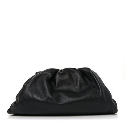 Bottega Veneta Smooth Butter Calf The Pouch Oversized Clutch Black 1 of 11