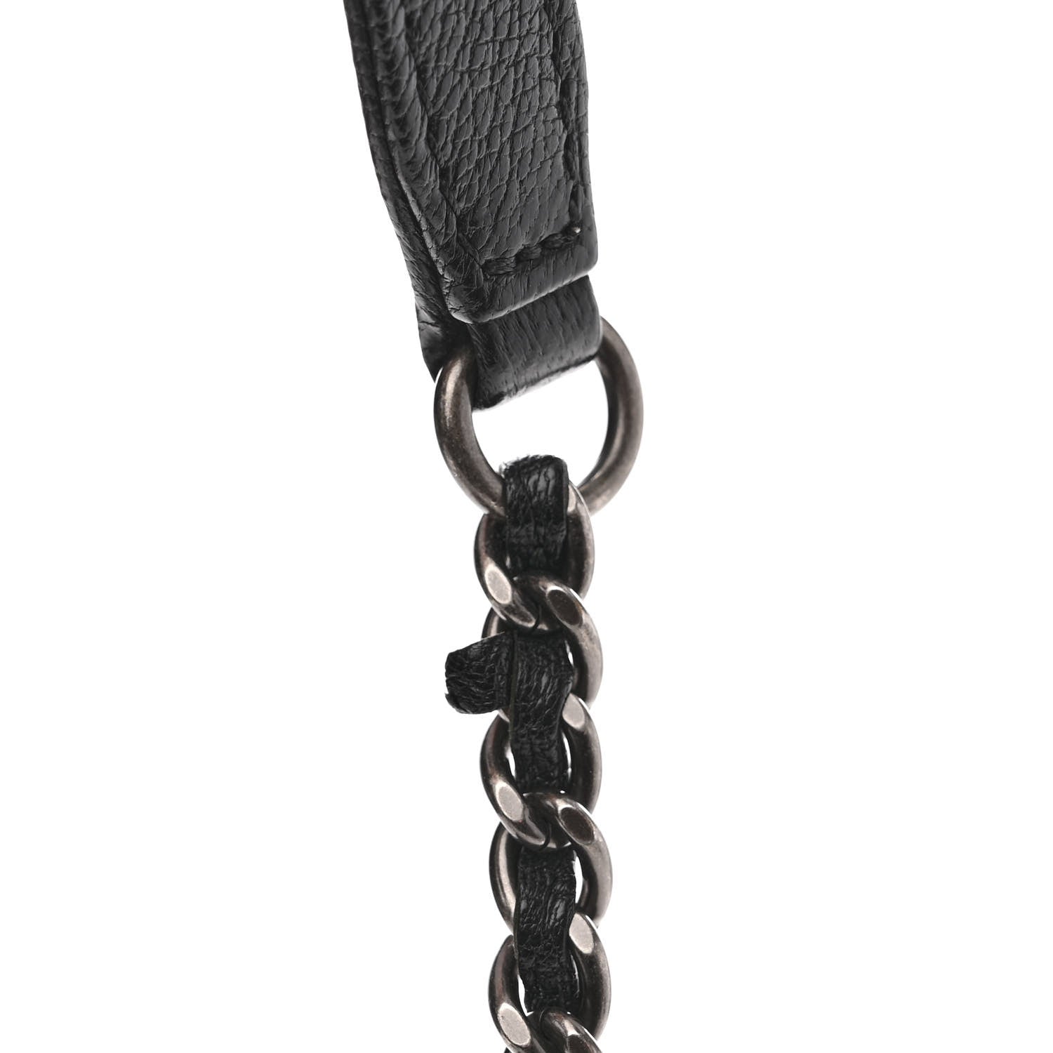 Chanel Goatskin Quilted CC Waiter Crossbody Black Black 5 of 11