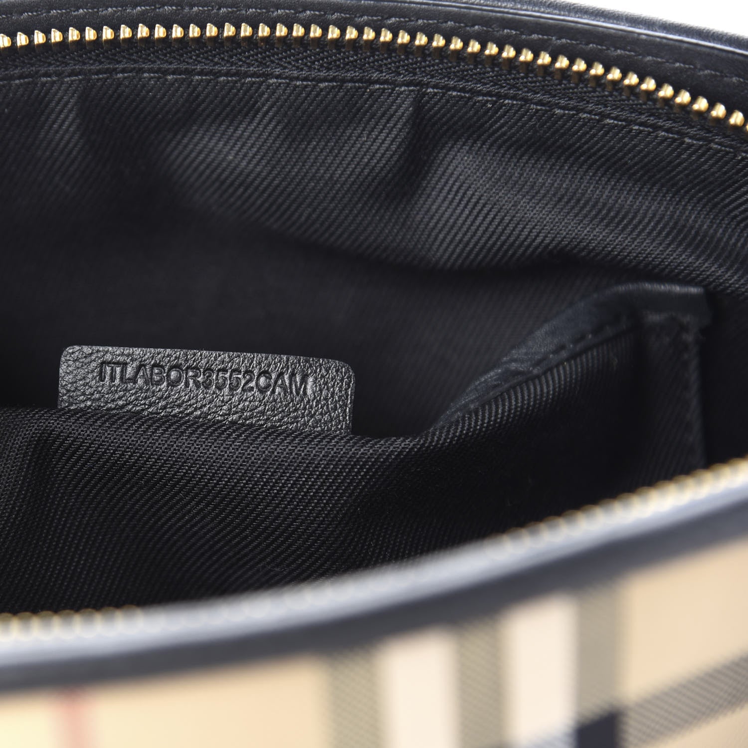 Burberry Horseferry Check Small Chichester Crossbody Clutch Bag Black 9 of 11