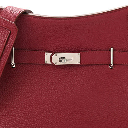 Hermes Taurillon Clemence Jypsiere 34 Rubis 8 of 15