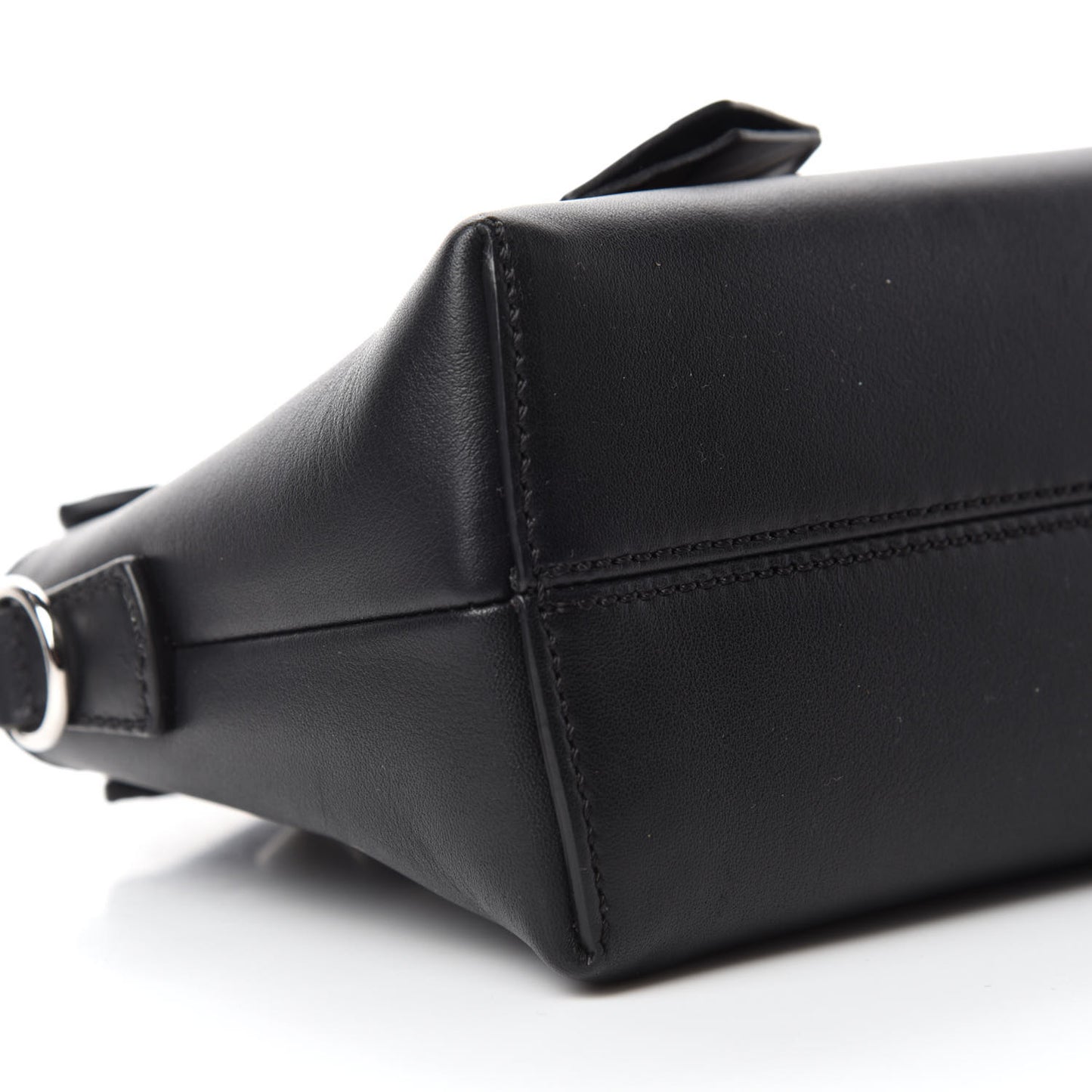 Vitello Dolce Bi-Color FF 1974 Embossed Mini By The Way Boston Bag Black Maya