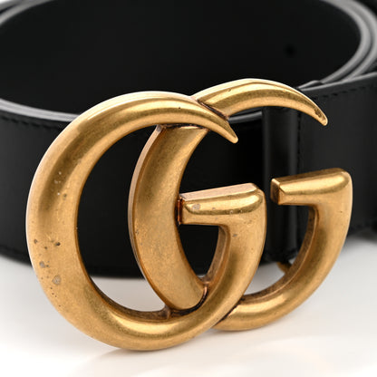Gucci Textured Calfskin Double G 40mm Belt 90 36 Black 7 of 8