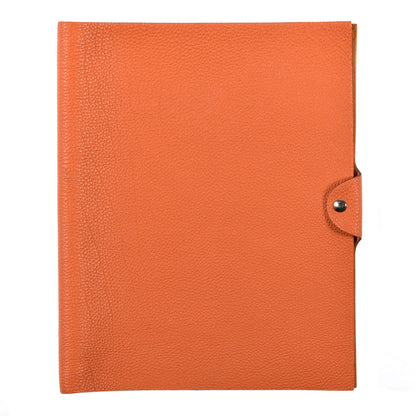 Hermes Togo Ulysse GM Notebook Cover Orange 1 of 4