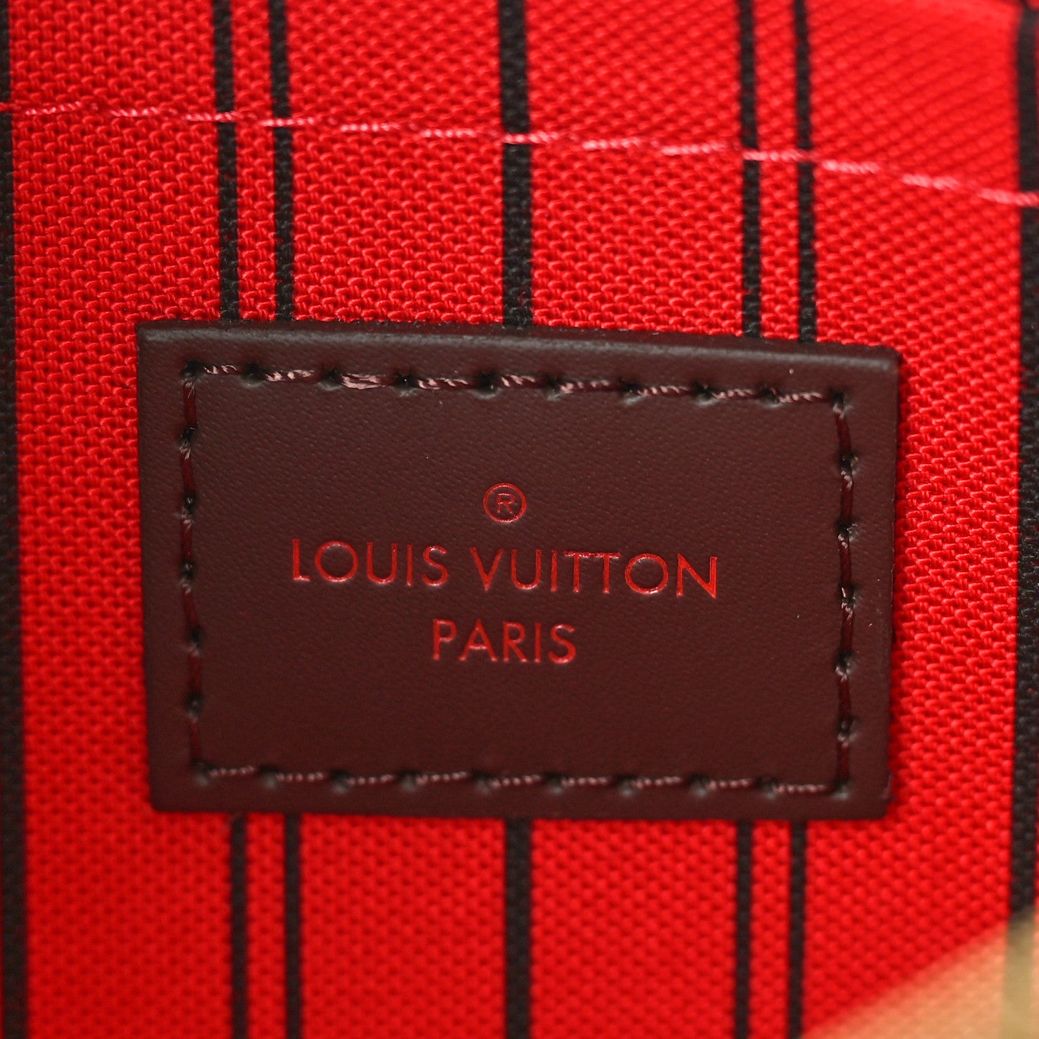 Louis Vuitton Damier Ebene Neverfull MM GM Pochette 6 of 7