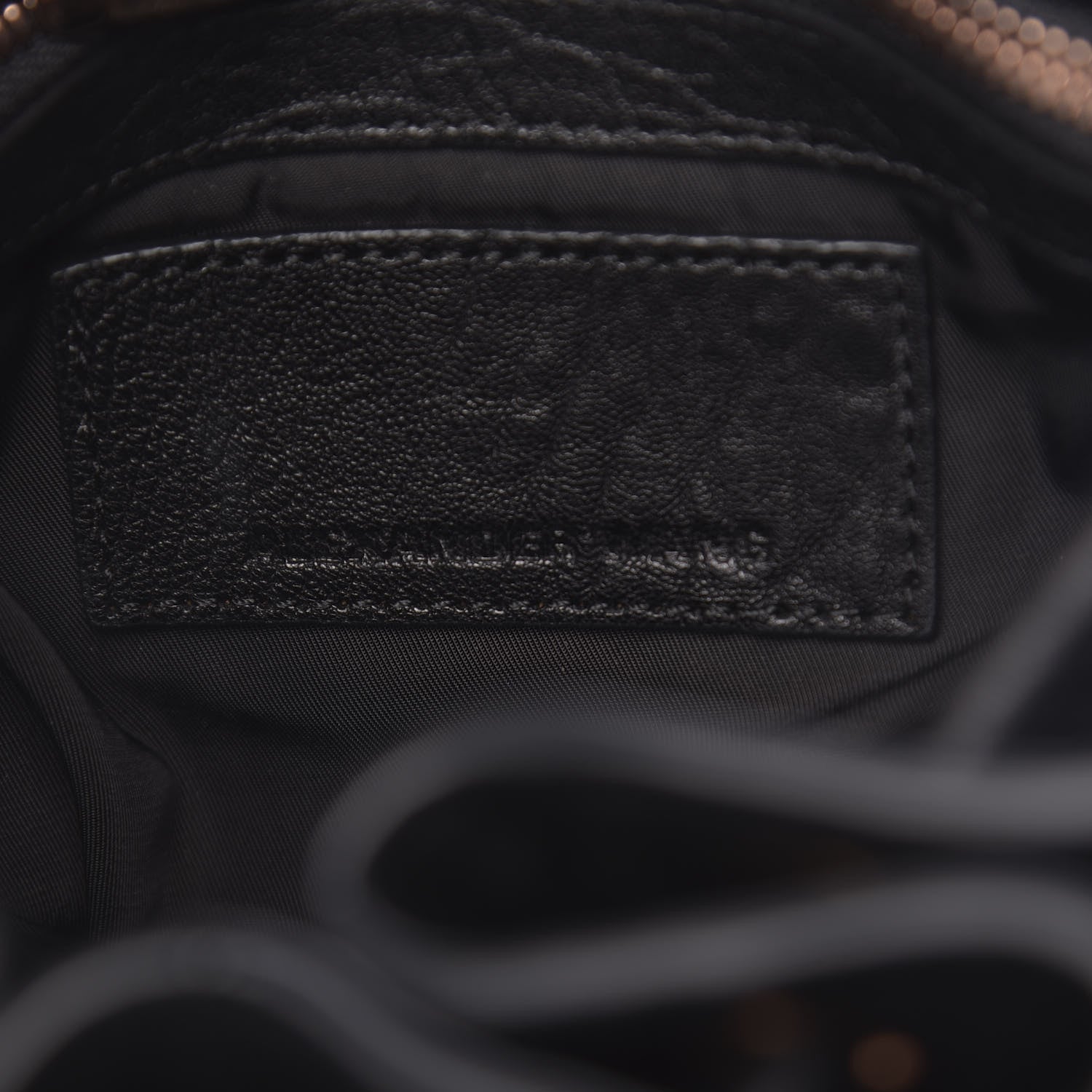 Alexander Wang Pebbled Lambskin Diego Bucket Black Rose Gold Hardware 7 of 12
