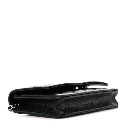 Chanel Caviar Quilted Wallet On Chain WOC Black 4 of 12