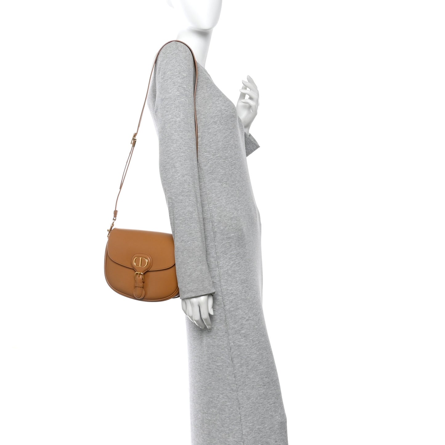 Box Calfskin Medium Bobby Flap Camel
