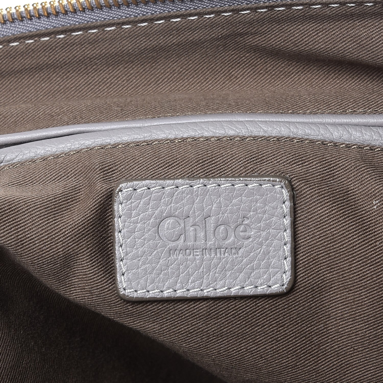 Chloe Calfskin Large Marcie Satchel Cashmere Grey 6 of 12
