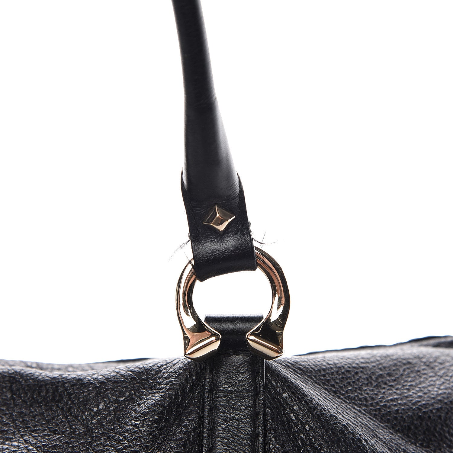 Gucci Calfskin Horsebit Medium Nail Boston Black 10 of 13