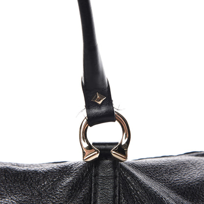 Gucci Calfskin Horsebit Medium Nail Boston Black 10 of 13
