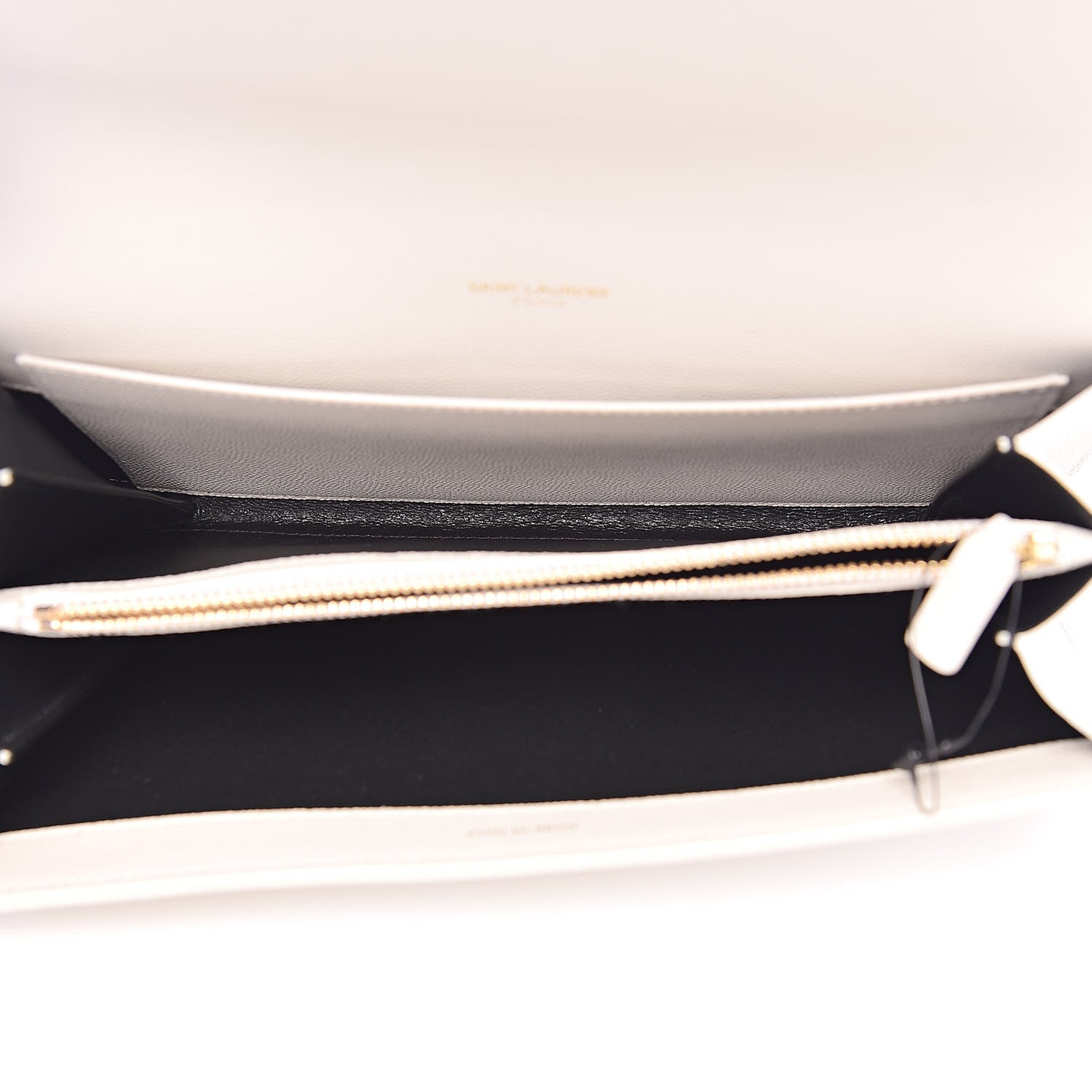 Saint Laurent Grain de Poudre Mini Uptown Crossbody Bag Crema Soft 5 of 10