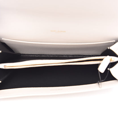 Saint Laurent Grain de Poudre Mini Uptown Crossbody Bag Crema Soft 5 of 10
