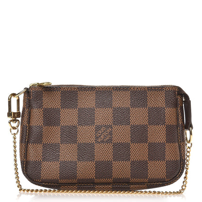 Louis Vuitton Damier Ebene Mini Pochette Accessories 1 of 7