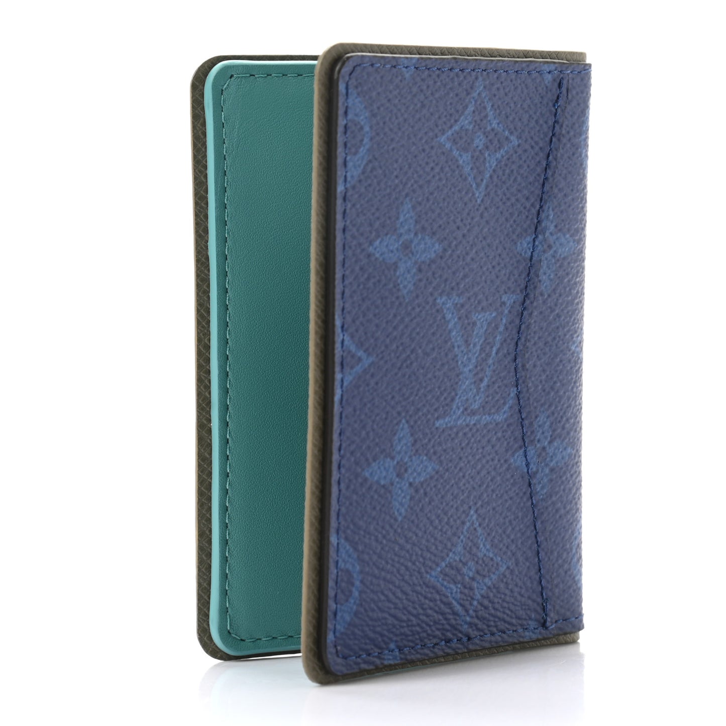 Monogram Outdoor Slender Wallet Pacific Blue