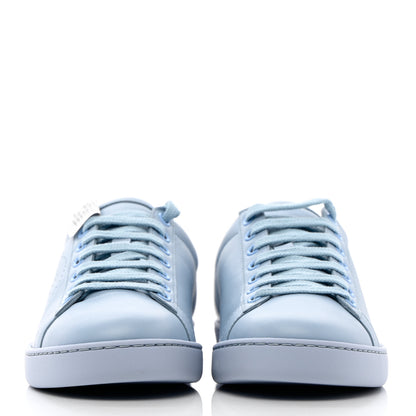 Gucci Calfskin Interlocking G Perforated Womens Ace Sneakers 36.5 Porcelain Light Blue Zaffiro 2 of 9