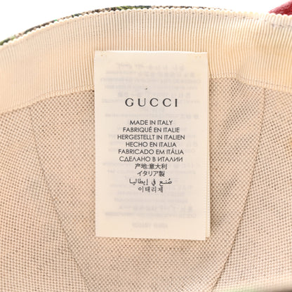 Gucci GG Supreme Flora Claudia Baseball Hat 59 XL Red 10 of 11