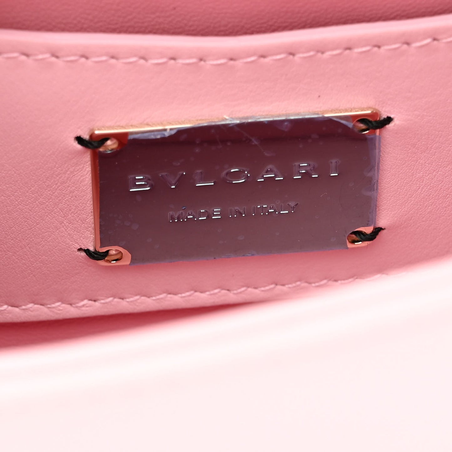 Calfskin Matelasse Serpenti Cabochon Shoulder Bag Pink