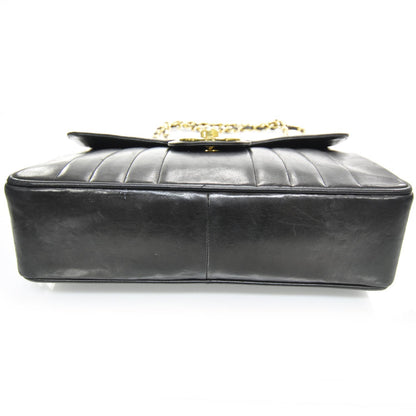 Chanel Lambskin Vertical Quilt Jumbo Flap Black 4 of 11