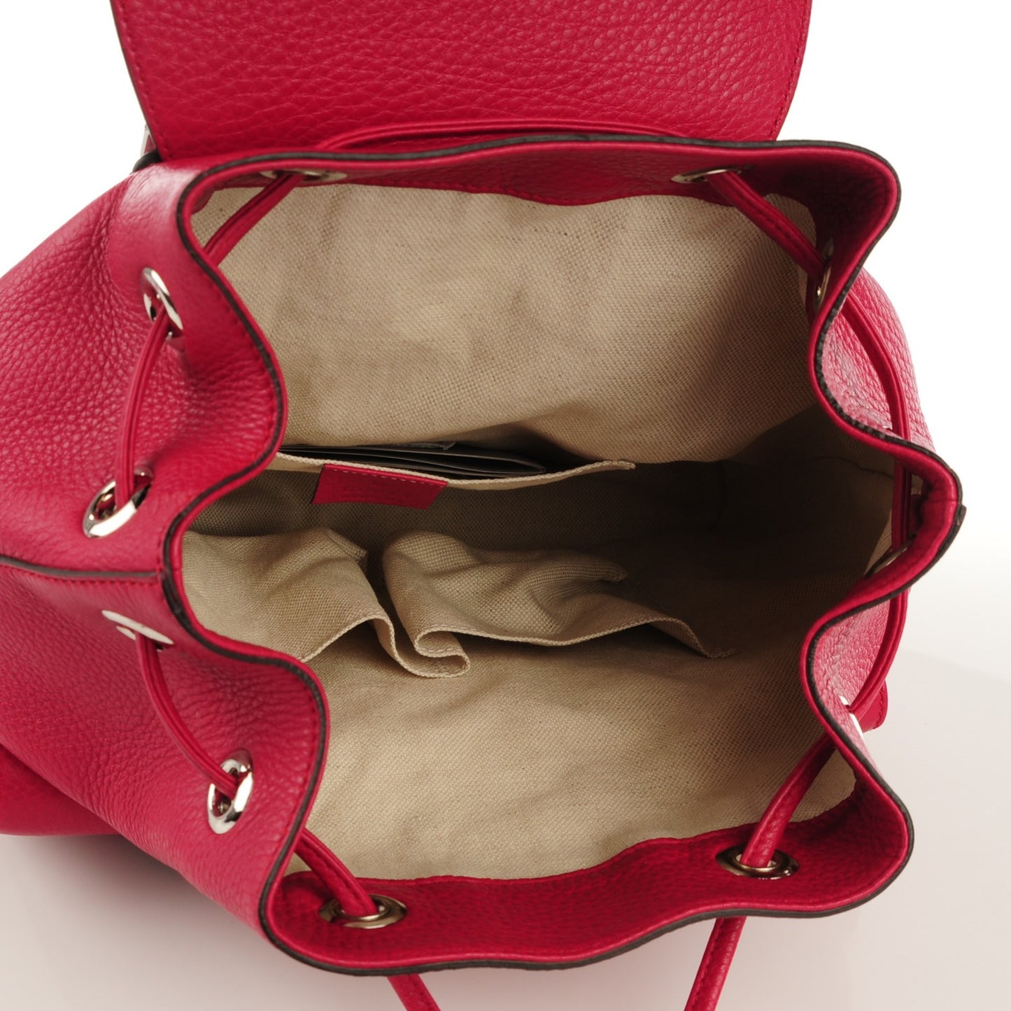 Cellarius Calfskin Medium Bamboo Backpack Petunia