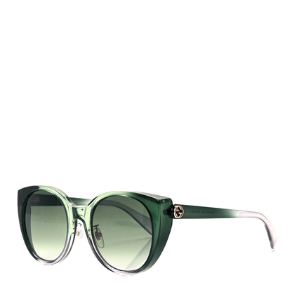 Gucci Acetate Cat Eye GG0369S Sunglasses GG Green 1 of 8