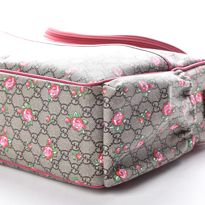 Gucci GG Supreme Monogram Rose Bud Diaper Bag Pink 6 of 10