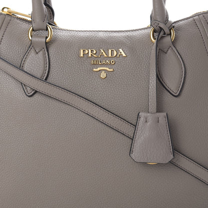 Prada Vitello Phenix Shoulder Bag Argilla 9 of 12