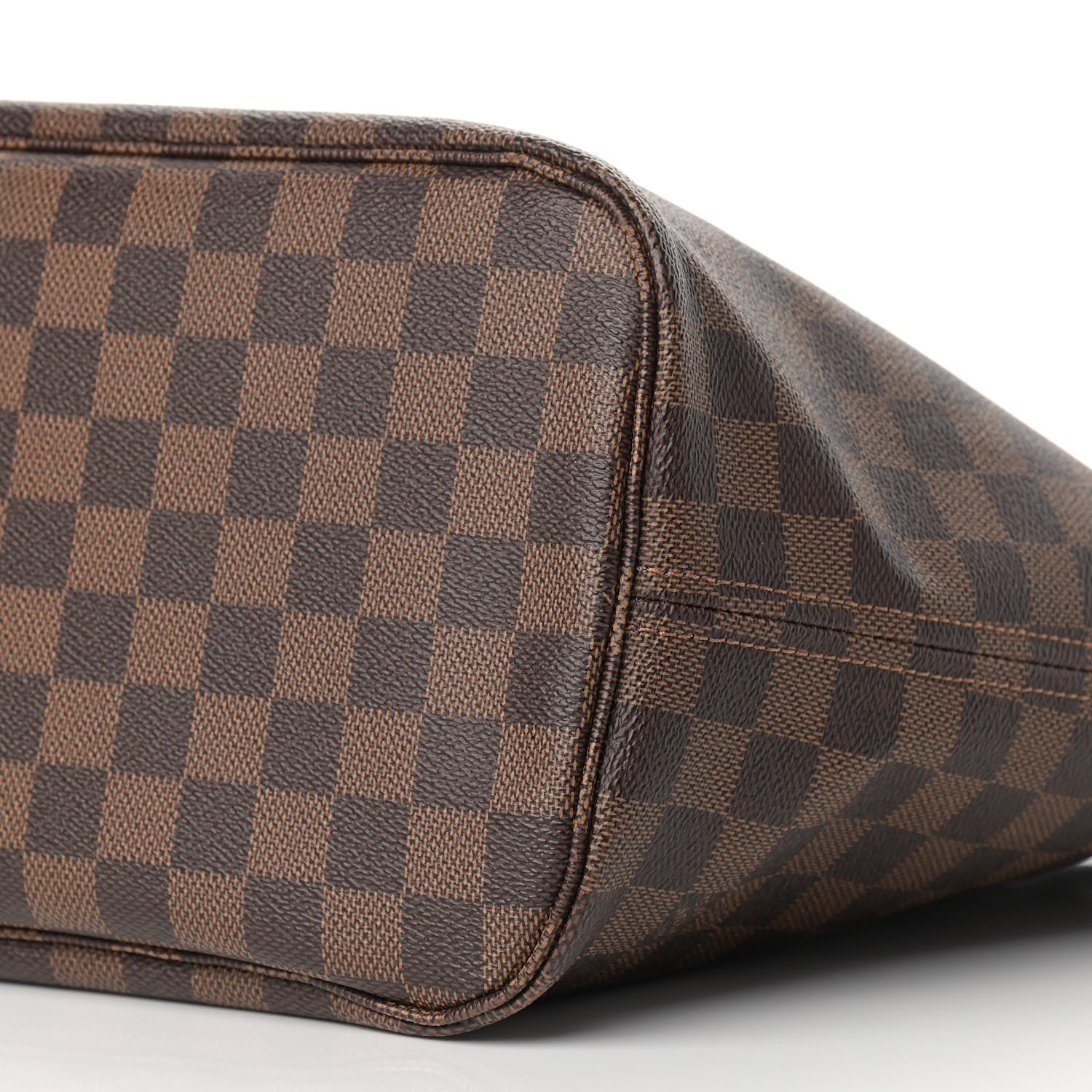 Louis Vuitton Damier Ebene Neo Neverfull MM Rose Ballerine 10 of 12