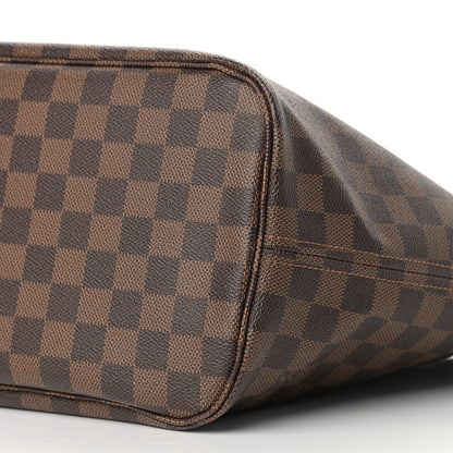Louis Vuitton Damier Ebene Neo Neverfull MM Rose Ballerine 10 of 12