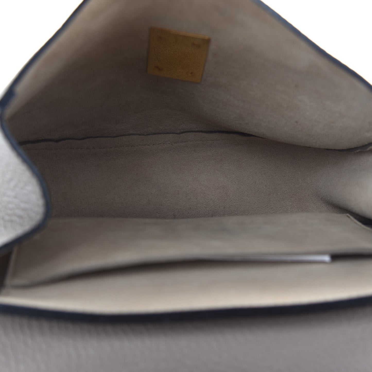 Grained Lambskin Drew Shoulder Bag Motty Grey