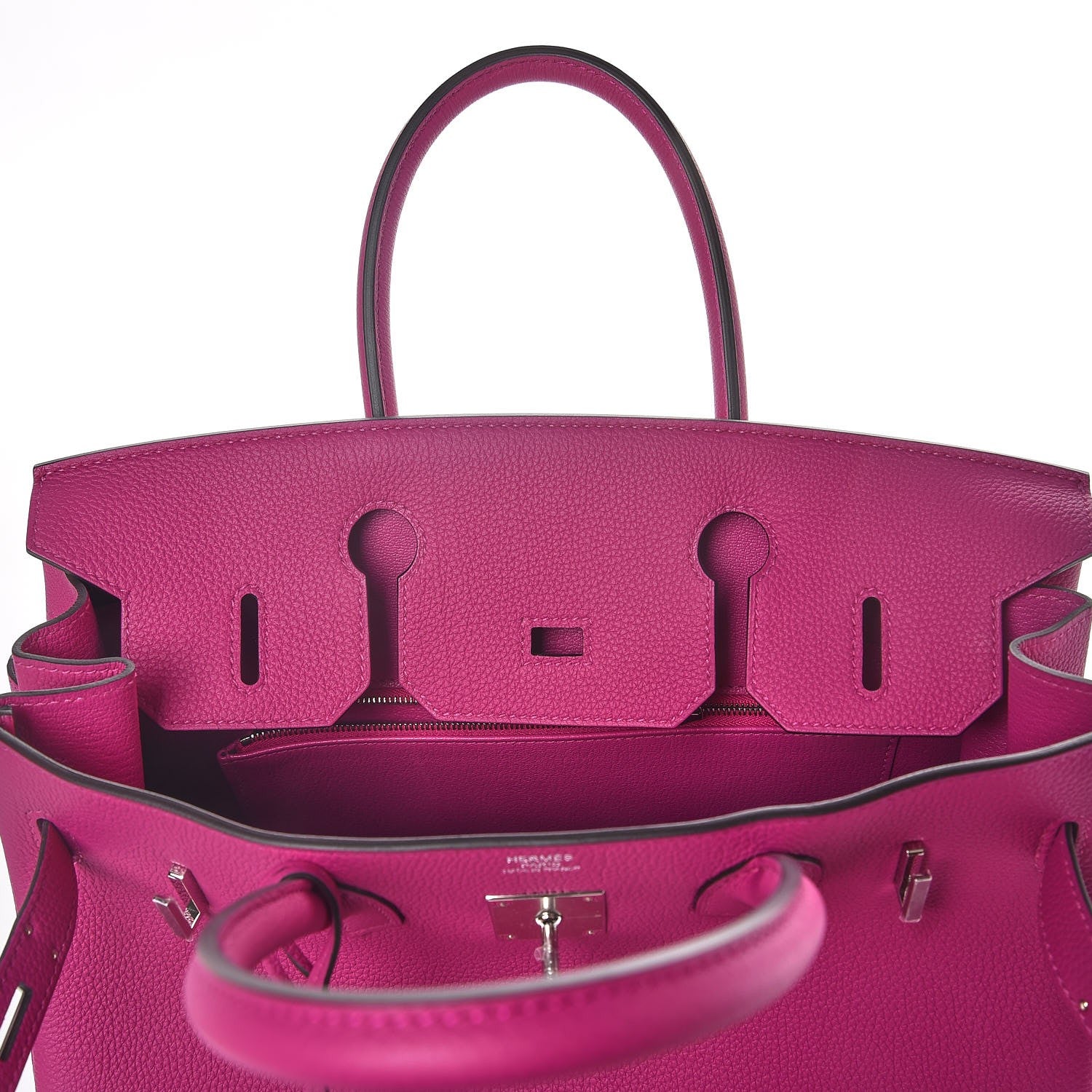 Hermes Togo Birkin 30 Rose Pourpre 10 of 34