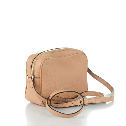 Gucci Pebbled Calfskin Small Soho Disco Bag Rose Beige 3 of 7