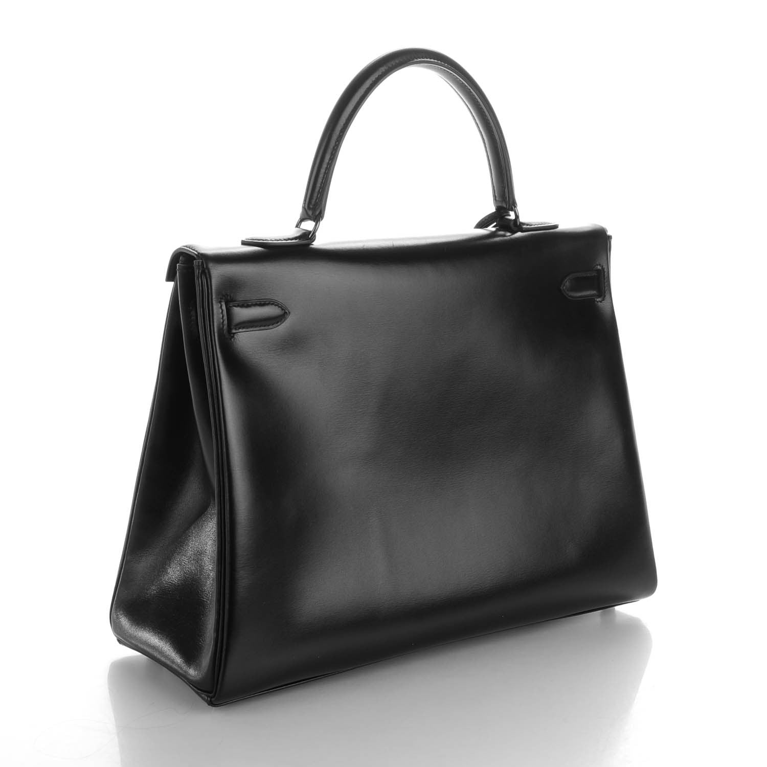 Hermes Box Kelly Retourne 35 So Black 5 of 23