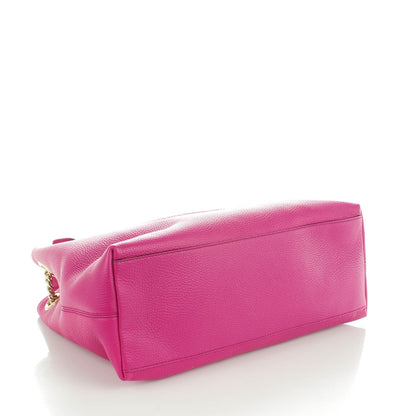 Gucci Cellarius Calfskin Medium Soho Chain Shoulder Bag Bright Bouganville 4 of 7