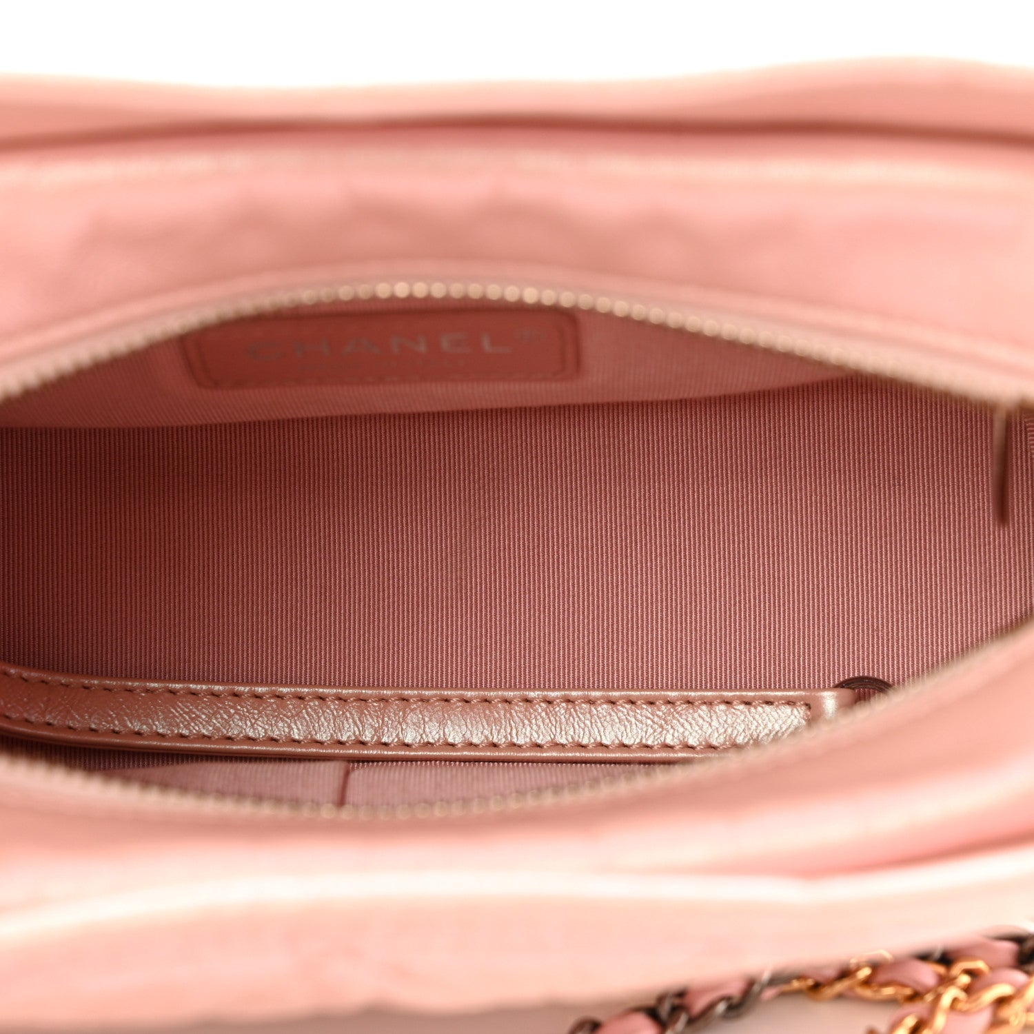 Chanel Iridescent Aged Calfskin Quilted Small Gabrielle Hobo Rose Rose 5 of 12