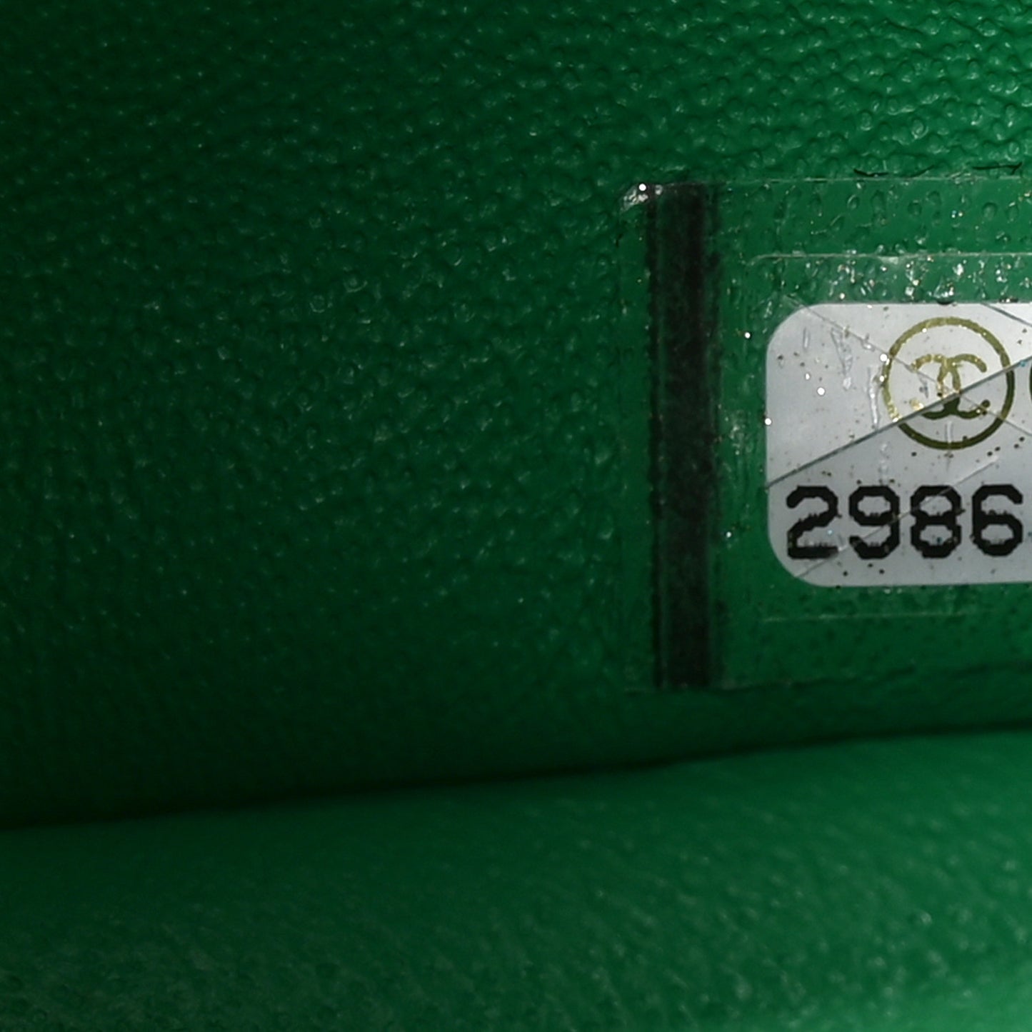 Lambskin Quilted Mini Square Flap Green