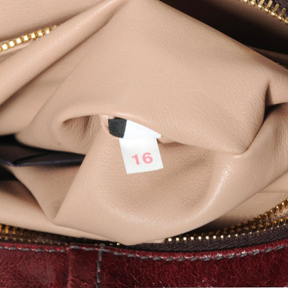 Prada Vitello Shine Hobo Amaranto 8 of 9