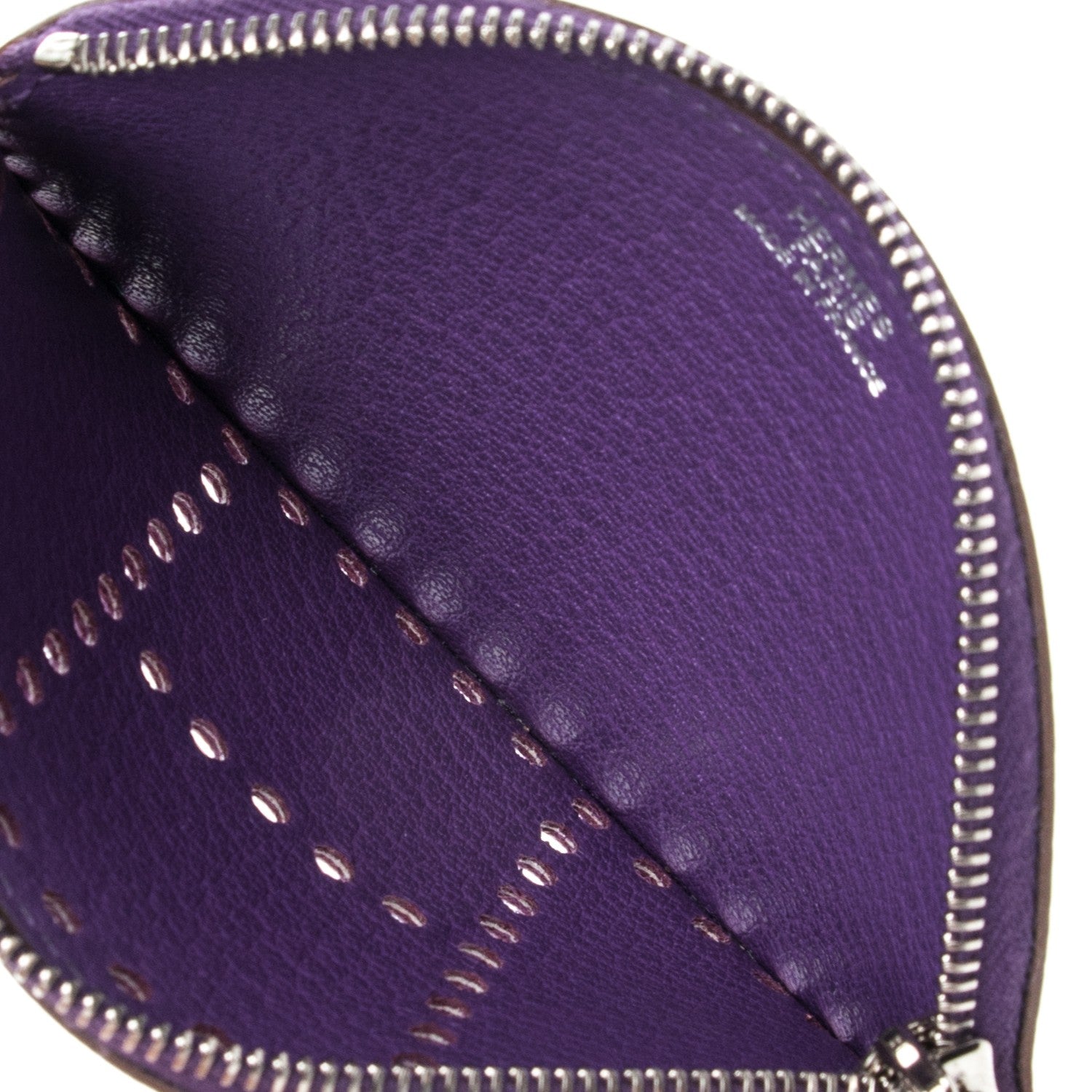 Hermes Chevre Mysore Evelyne Coin Purse Parma 5 of 7