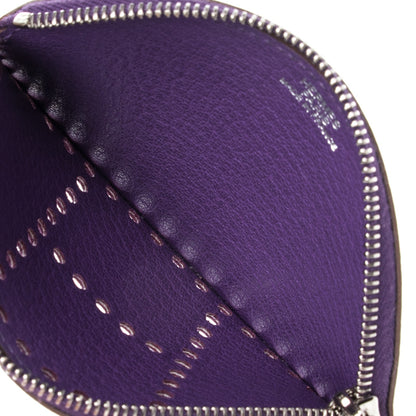 Hermes Chevre Mysore Evelyne Coin Purse Parma 5 of 7